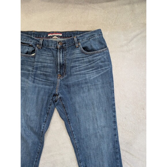 Tommy Hilfiger Mens Classic 38 x 30 Blue Jeans Straight Designer - Picture 6 of 13